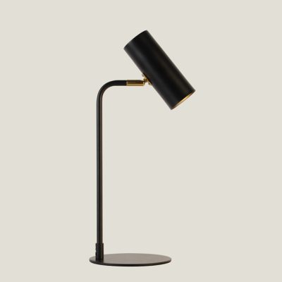 LÁMPARA DE SOBREMESA DE METAL NEGRO 17*16*43 CM