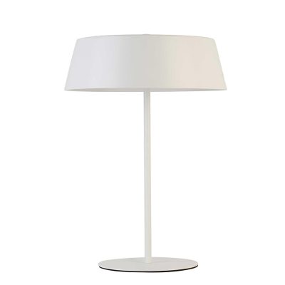 LÁMPARA DE SOBREMESA DE METAL BLANCO 32,5*32,5*46 CM